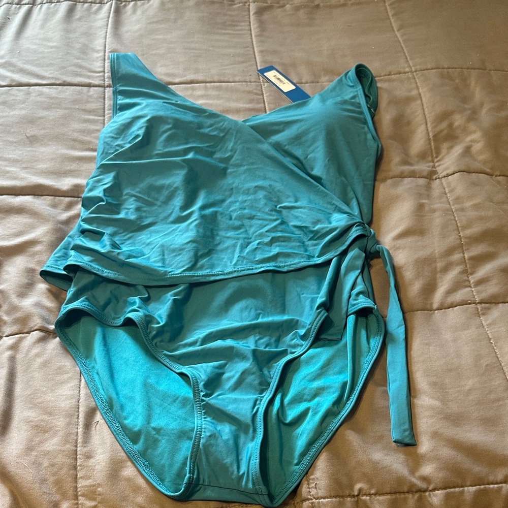 Teal Women's One Piece Swimsuit